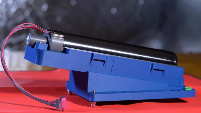 One of two LEMS seismometers redesigned by U of A to detect moonquakes