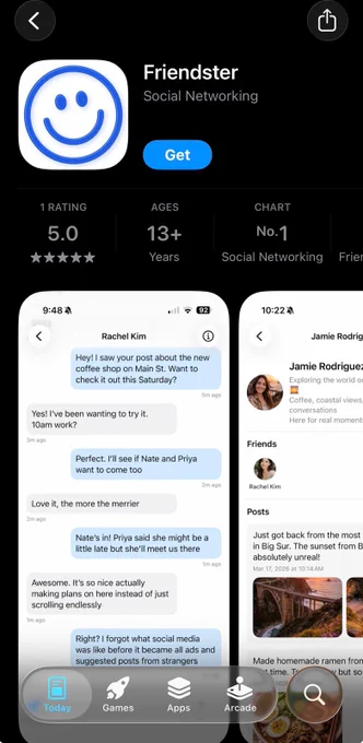 Friendster has relaunched as a private, ad-free mobile app focused on facilitating in-person, phone-to-phone connections, rather than replicating its early 2000s desktop platform.