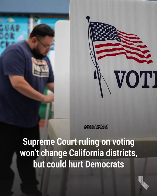 A voter fills their ballot at a voting center at ​​Powers-Ginsburg Elementary School in Fresno on March 5, 2024. Residents all over California are participating in the primary elections throughout the state. Photo by Larry Valenzuela, CalMatters/CatchLight Local
