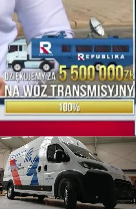republika wóz transmisijny zbiórka
