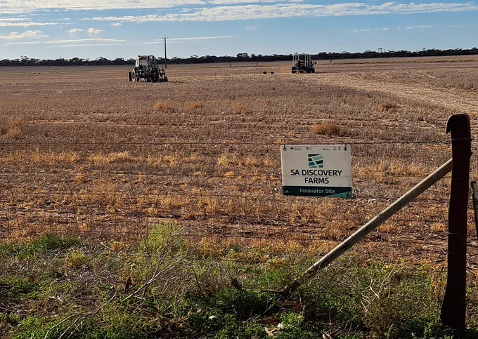 2026 Lameroo site sowing in this SA Discovery Farms Project