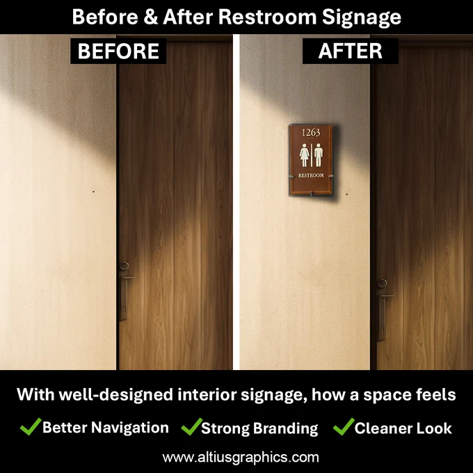 Before and After Office Signage