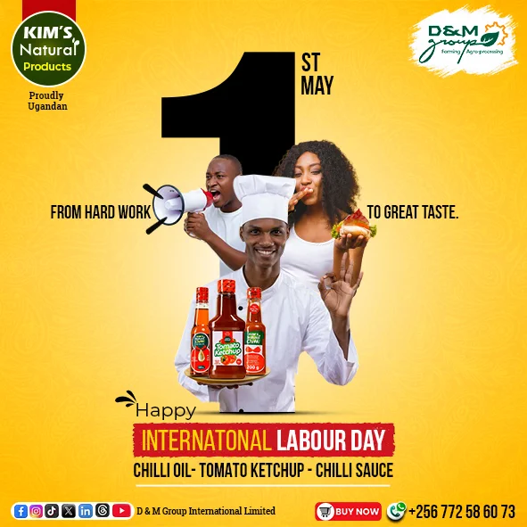 KIM's Natural Products include tomato ketchup made from fresh tomatoes,chilli sauce made fro red habanero peppers and chilli oil made from red habanero peppers,vegetable oil,spices like cumin,garlic and others.Proudly ugandan.