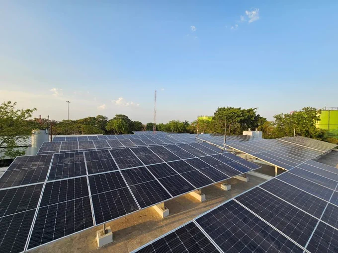 solar panel installation images