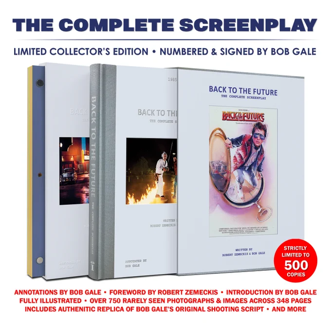 'Back to the Future: The Complete Screenplay' Limited Collector's Edition. Available July 28, 2026.