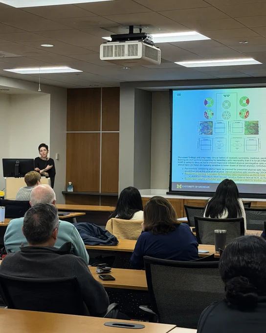 Image of Dr. Lindsey Delott presenting at Grand Rounds