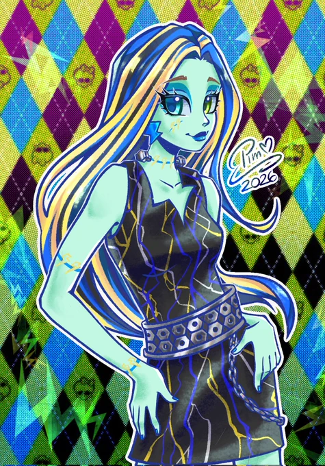 Fanart of Frankie Stein from Monster High