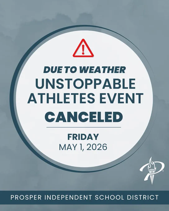 Unstoppable Athletes Event Canceled