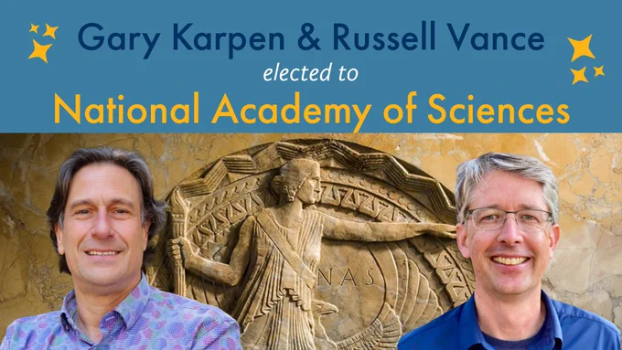 Gary Karpen & Russell Vance elected to National Academy of Sciences