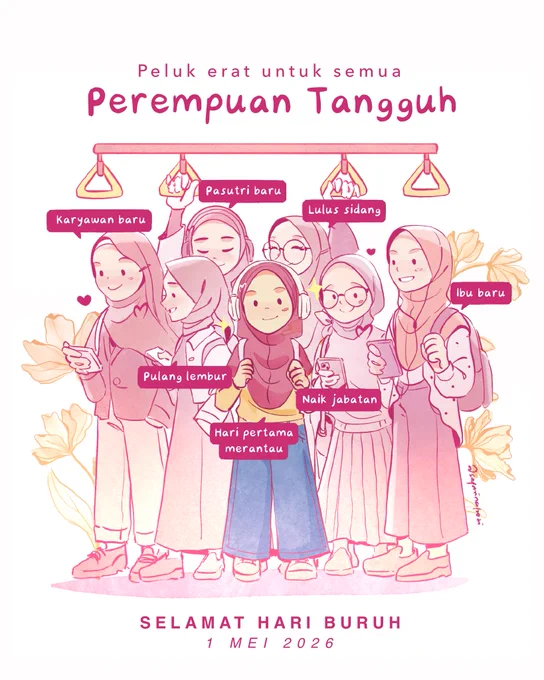 An illustration for Pasmira Hijab