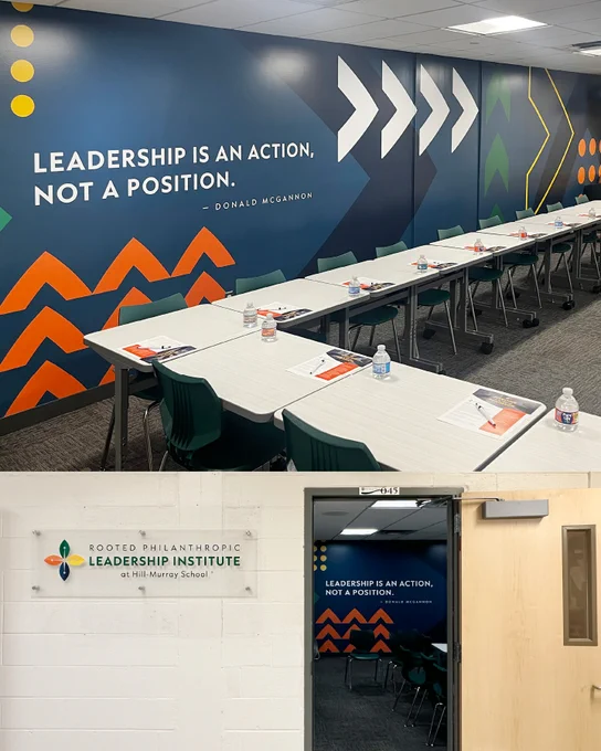 RPLI wall graphics and signage