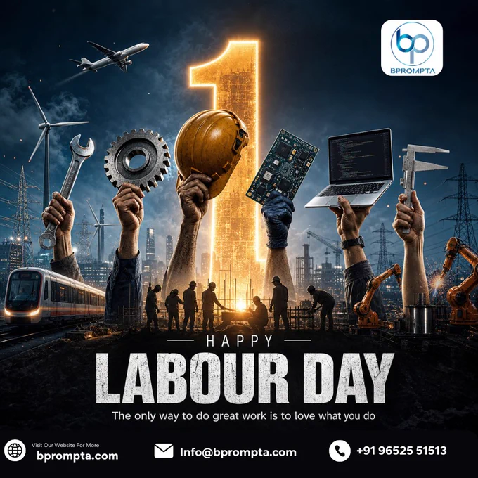 Celebrating the Power of Every Hand – Happy Labour Day
This Labour Day, we honor the dedication, strength, and skill of every worker who builds our world. From engineers and developers to construction workers and innovators, every hand plays a vital role in shaping the future. Your hard work, passion, and commitment drive progress and inspire greatness every day.
Let’s celebrate the spirit of labor, unity, and excellence.
The only way to do great work is to love what you do.
#LabourDay
#HappyLabourDay
#WorkersDay
#RespectWorkers
#HardWorkPaysOff
#SaluteToWorkers
#WorkWithPride
#SkilledHands
#DigitalCreators
#EngineersLife
#ConstructionLife
#TechProfessionals