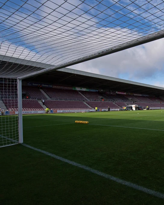 A general view of Sixfields Stadium.
