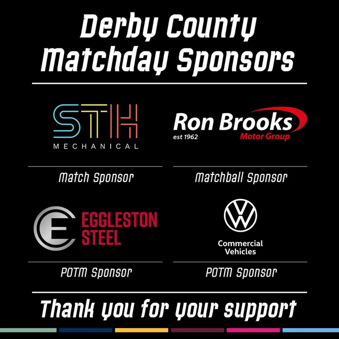 Matchday Sponsors vs Sheffield United. 