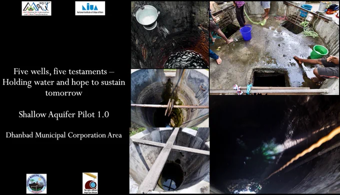 Shallow Aquifer Management (SAM) Pilot 1.0 | Dhanbad Municipal Corporation Area

5 locations. 5 dug wells. One clear message - Urban #water security begins beneath our feet—where we stopped looking. (April 30)

#groundwater #shallowaquifer #Dhanbad #Jharkhand