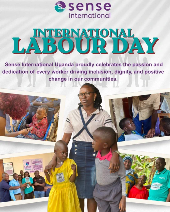 A poster with pictures showing SIUs work. Wishing everyone a happy Labour Day, especially those that support in driving inclusion in the communities we work.