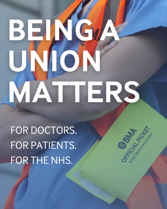 Being a union matters for doctors, for patients, and for the NHS.