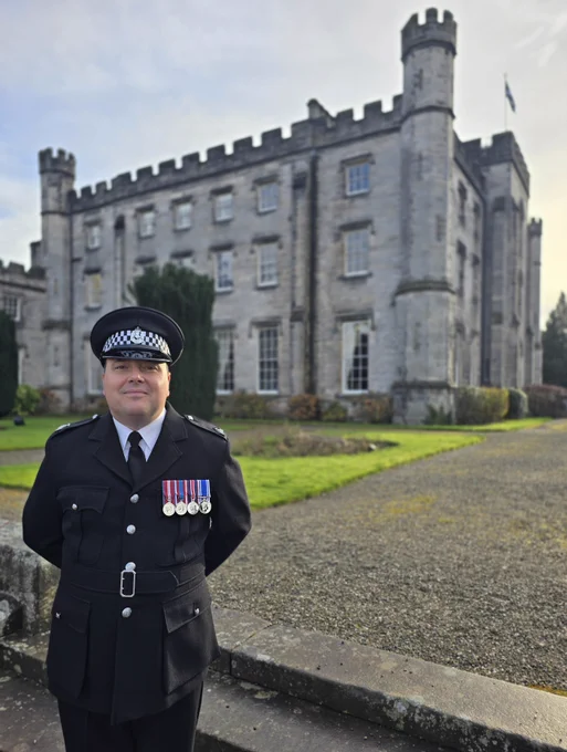 Police officer at the Scottish Police College.