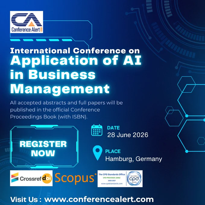 Explore how Artificial Intelligence is transforming business strategies, decision-making, operations, and innovation. Gain insights from industry experts, connect with global researchers, and be part of cutting-edge discussions shaping the future.