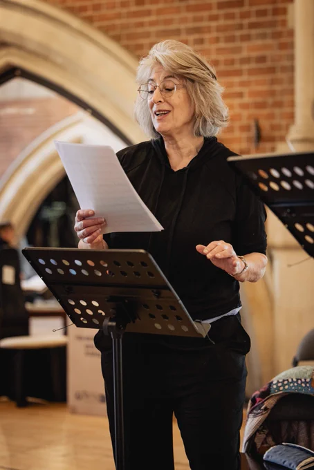 Dame Maureen Lipman in rehearsals for new comedy Allegra.  Photo: Mark Senior