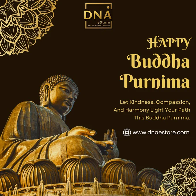  May the divine blessings of Lord Buddha fill your heart with peace, your mind with wisdom, and your life with compassion.
Happy Buddha Purnima from @dna_estore  family 
#BuddhaPurnima #Vesak #May2026