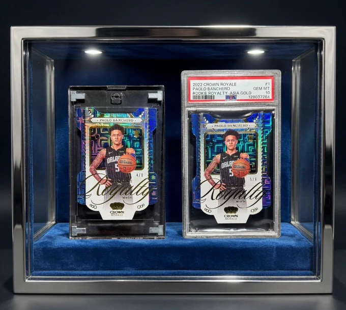 PAOLO BANCHERO 2022 Crown Royale Asia GOLD RC PSA 10 POP 2 💎JERSEY MATCH 5/8💎 & 4/8 “RAW”💎