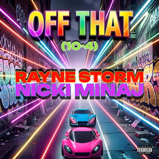 Rayne Storm dropped"Off That" -explosive new song features a licensed verse from the Queen's Queen of Rap Nicki Minaj with the duo delivering back-to-back verses over a hyper charged beat produced by Anno Domini.

Off That (10-4): https://unchainedmusic.lnk.to/9d9726fc902398399cda​

#RayneStorm #OFFTHAT104
#DigieIndie #RiveVideo