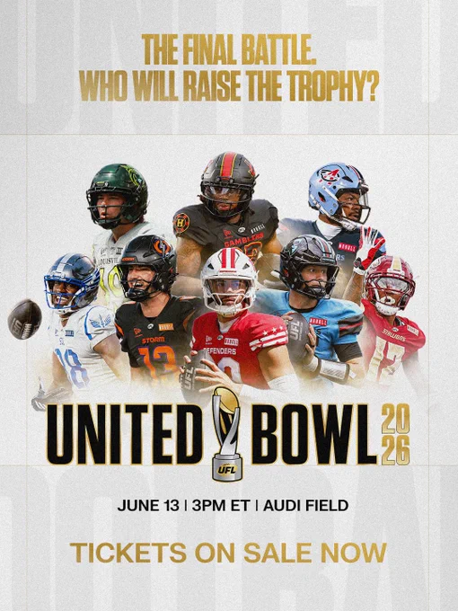 United Bowl tickets now on sale! 
