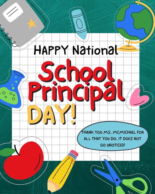 School Principal Day!