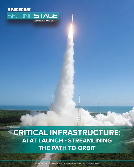 Spaceports are becoming more connected than ever. They are evolving into intelligent hubs that support every stage of launch.

As launch activity increases, coordination across transportation, infrastructure, and communities is driving the need for advanced digital systems.

AI, digital twins, and integrated data platforms are enabling safer operations, faster decisions, and more efficient paths to orbit.

In a new SpaceCom Second Stage article with Guada Casuso at Parsons Corporation, she explores how AI is transforming the future of launch operations.

Read the full article at https://spacecomsecondstage.com/critical-infrastructure-ai-at-launch/

#SpaceCom #SecondStage #CommercialSpace #Spaceports #Launch