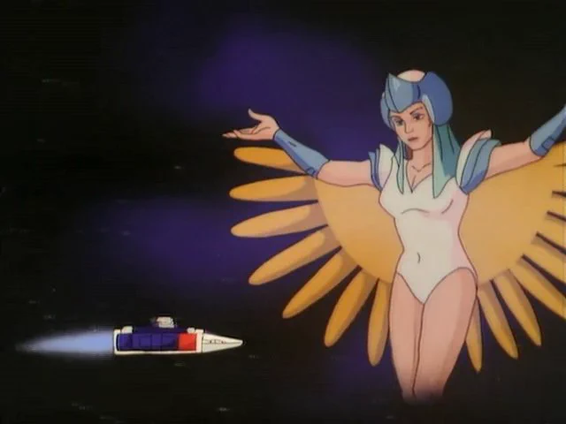 The Sorceress continues to be a major character in the 1989 He-Man (toyline) and its accompanying media, such as The New Adventures of He-Man.

In the toyline's accompanying Minicomics the Sorceress appeared in her classic falcon form, and warned Prince Adam that the Galactic Guardians, tricked by Skeletor, were siphoning the Power of Grayskull. She later appeared with a totally different chrome armor, evoking the futuristic feeling of the new series, saying that He-Man would not become Prince Adam again, and that He-Man now had to say the name of the Starship Eternia in order to transform.

In the New Adventures animated series, the Sorceress continued to serve as He-Man's guide, instructing him in the "way of the magic". The Sorceress warned He-Man that travellers from the future had come looking for him, and that Skeletor had tricked them into believing he was the hero they sought.
