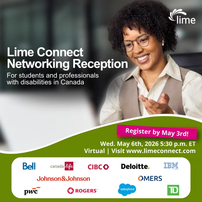 Professional woman with short, dark, curly hair wearing glasses smiles and gestures towards open laptop during virtual meeting. Company logos and event date displayed

Partner logos Bell, Canada Life, CIBC, Deloitte, IBM Canada, Johnson & Johnson, OMERS, PwC, Rogers, Salesforce and TD.