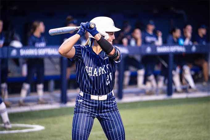 Former Indian Hills Softball player Destiny Lewis, now a member of Nova Southeastern University
(Photo Credit - Nova Southeastern University Athletics)