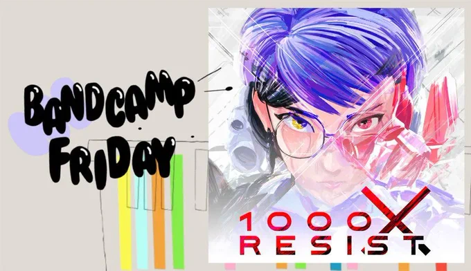 Bandcamp image featuring 1000xRESIST Album Art