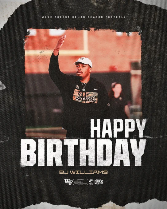 Happy birthday BJ Williams