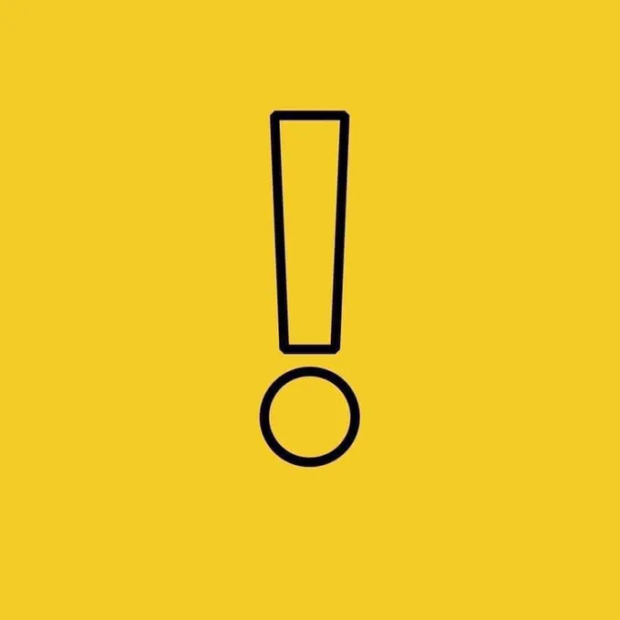 #KnowBeforeYouGo\nExclamation mark on yellow background