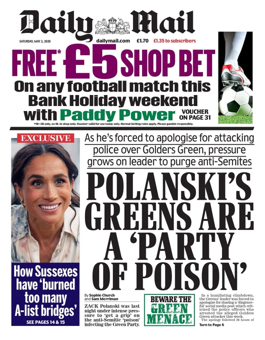 Polanskis Greens are a party of poison 