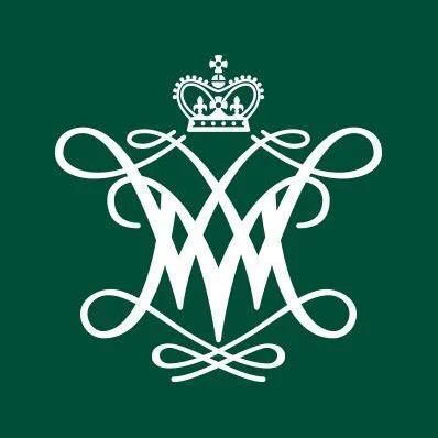 Monogram of William & Mary Law School featuring a white intertwined “W&M” topped by a crown, referencing the university’s royal charter.