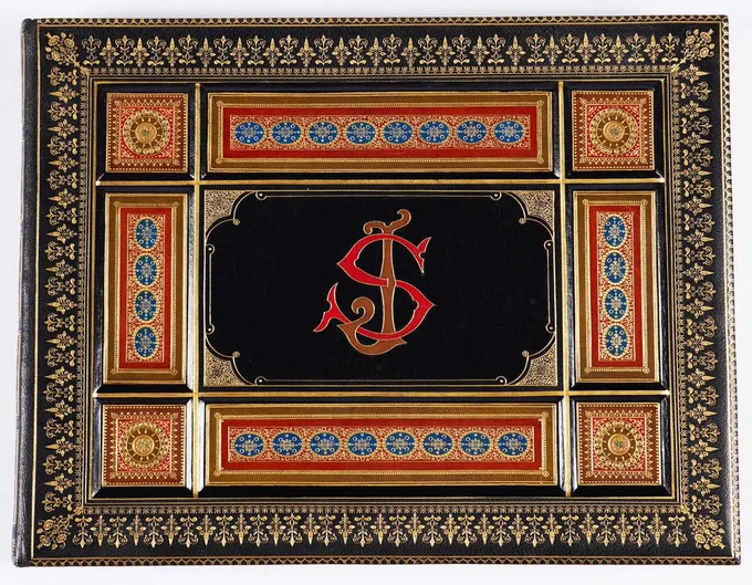 At auction, an important presentation album containing 7 watercolours of Tyneside scenes, presented to Joseph Spence JP of Tynemouth, by the Liberal Electors of the Borough on the occasion of the General Election of 1885. He lost.

Image: Anderson & Garland Ltd. Newcastle