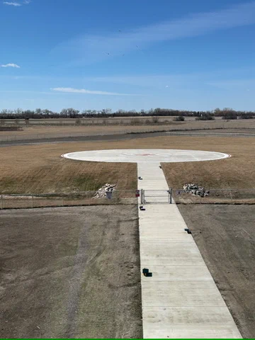 Heliport at Weyburn General Hospital