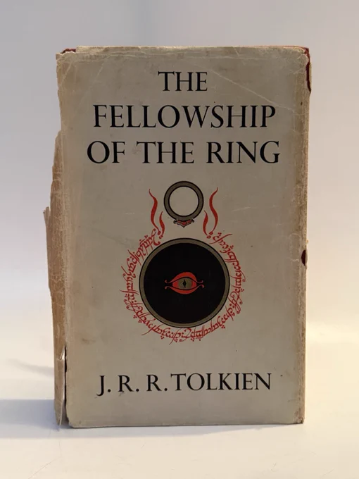 The Fellowship of the Ring by J.R.R Tolkien FIRST EDITION Fourth Impression w/DJ