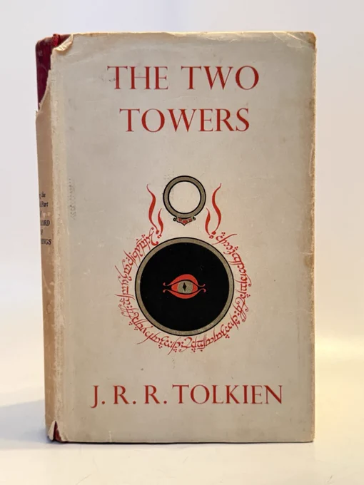 The Two Towers by J.R.R Tolkien FIRST EDITION Second/Third Impression in DJ