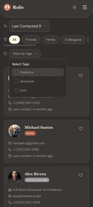 Tag filtering