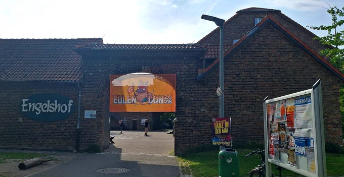 Eingang zum Engelshof in Köln, der Location für die EulenCon 