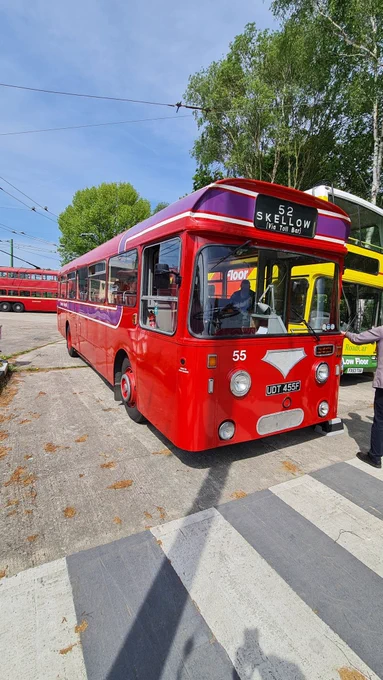 Doncaster Corporation 55 - Leyland Royal Tiger Cub - Roe B45D - UDT 455F at Sandtoft Trolleybus Museum 