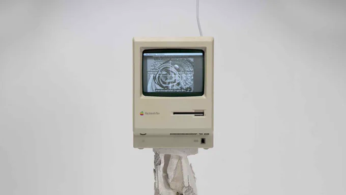 Dev Harlan, Untitled (The Dithering Series, Styrofoam Ethics Plus) (Detail), 2026. Courtesy of the artist