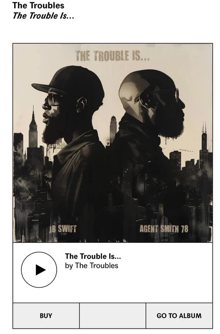 The cover art for ‘The Trouble Is...’ by The Troubles