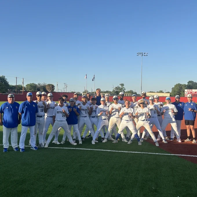 Clemens baseball team Bi district champs