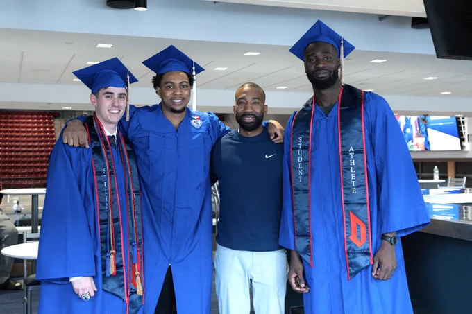 Seamus. Jimmie, Dru, and Dave at Graduation