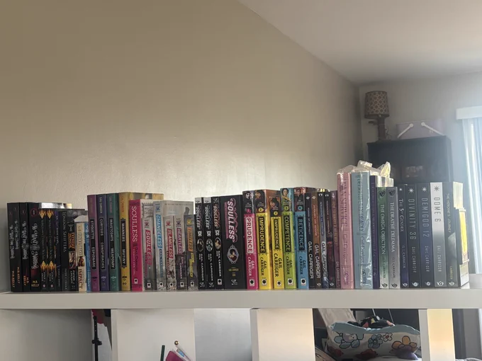 Books by M.B. Kelly, Piper J Drake, & Gail Carriger